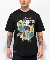 Secret Scientist Angelic End Black T-Shirt