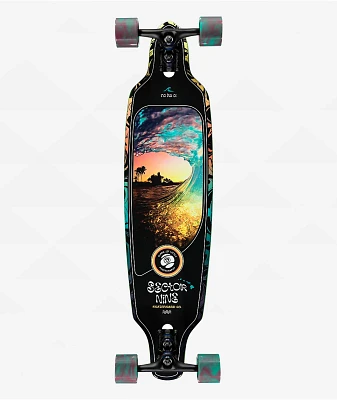 Sector 9 Fractal Shaved Ice 36" Drop Through Longboard Complete