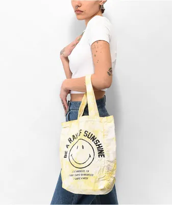 Select Start Smiley Ray Of Sunshine Yellow Tote Bag