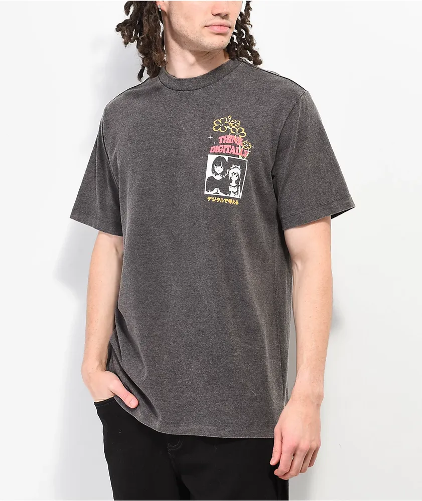 Select Start Think Digitally Black Wash T-Shirt