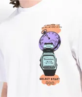 Select Start Time Is Now White T-Shirt