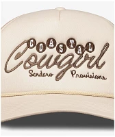 Sendero Coastal Cowgirl Cream & Brown Trucker Hat