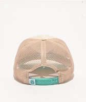 Sendero Coastal Cowgirl Cream & Teal Trucker Hat