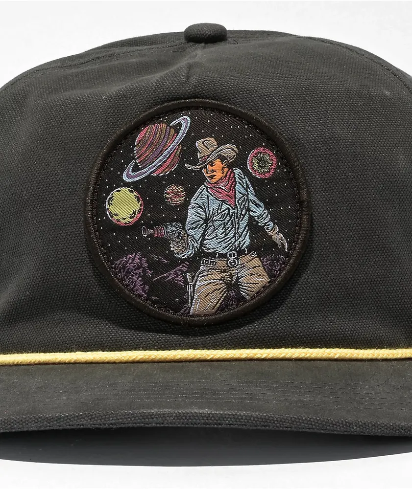 Sendero Cosmic Cowboy Black Wash Snapback Hat