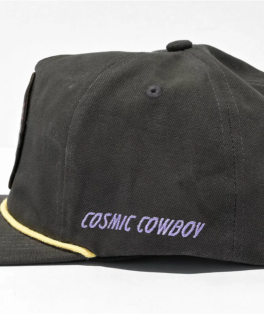 Sendero Cosmic Cowboy Black Wash Snapback Hat