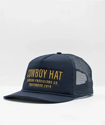 Sendero Cowboy Black Trucker Hat
