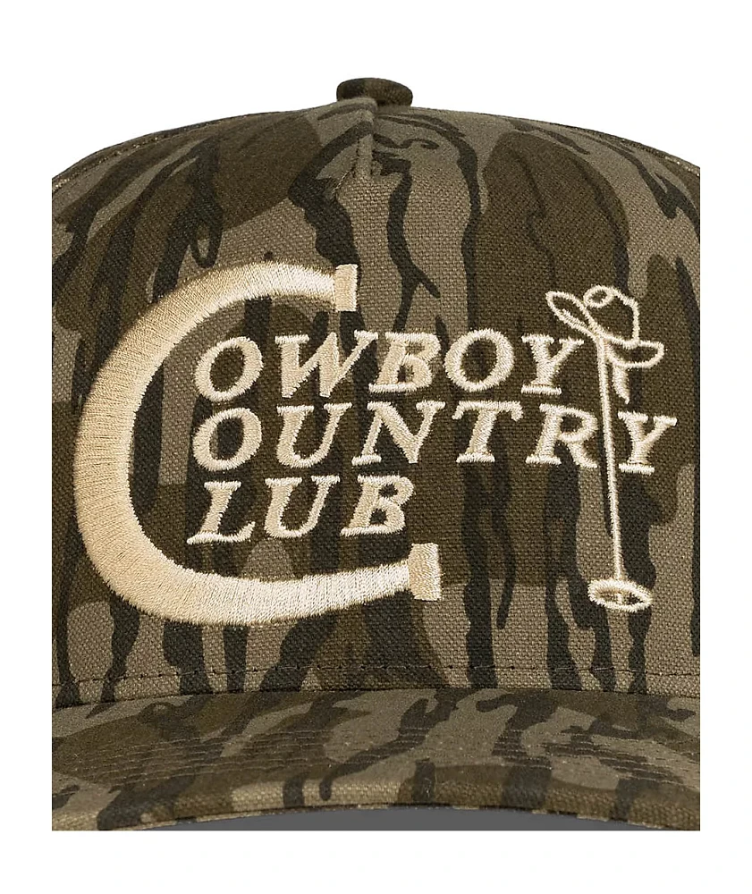 Sendero Cowboy Country Club Mossy Oak Bottomland Snapback Hat