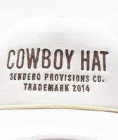 Sendero Cowboy Cream Trucker Hat