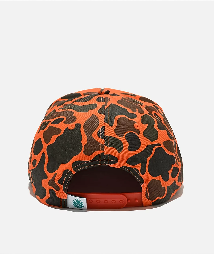 Sendero Leroy Brown Orange Camo Snapback Hat