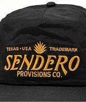 Sendero Logo Black & Gold Snapback Hat