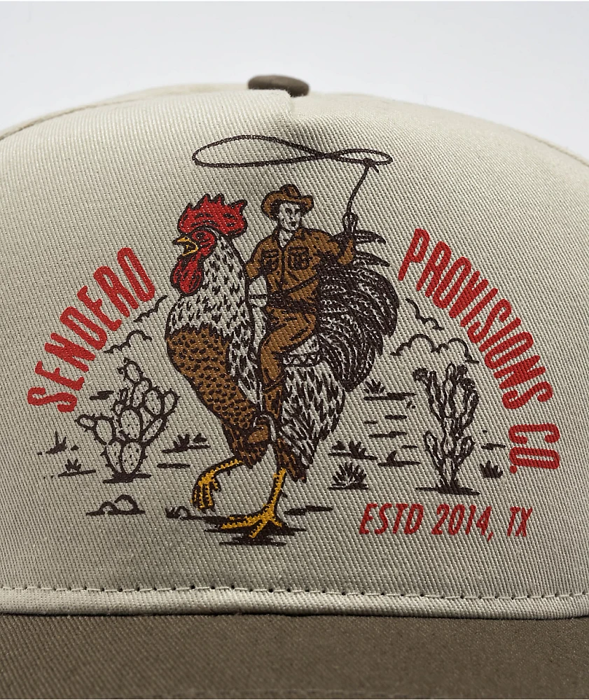 Sendero Official Western Tan Snapback Hat