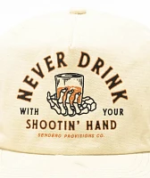 Sendero Shootin' Hand Natural Snapback Hat