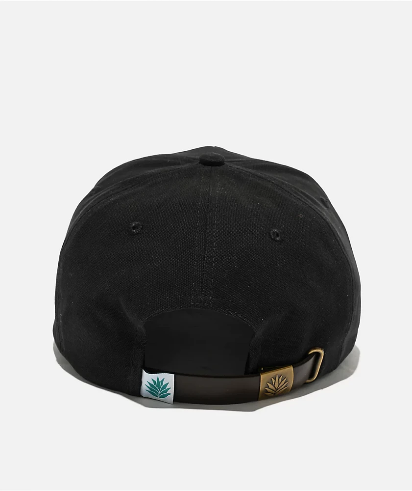 Sendero Spaghetti Western Black Strapback Hat
