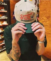 Sendero Time Flies Sand & Green Snapback Hat