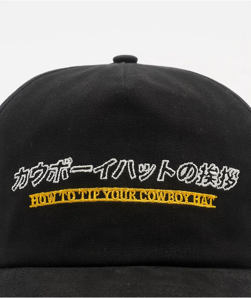Sendero Tip Your Black Snapback Hat