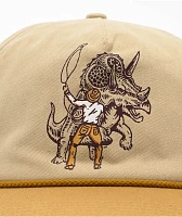 Sendero Triceratops Tan Snapback Hat