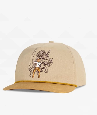 Sendero Triceratops Tan Snapback Hat