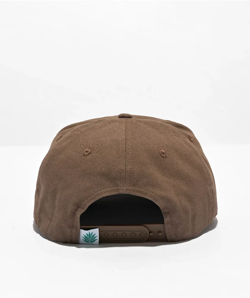 Sendero Velociwrangler Brown Snapback Hat