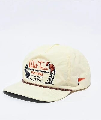 Sendero West Texas Municipal Cream Snapback Hat