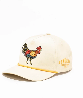 Sendero Yardbird Cream Snapback Hat