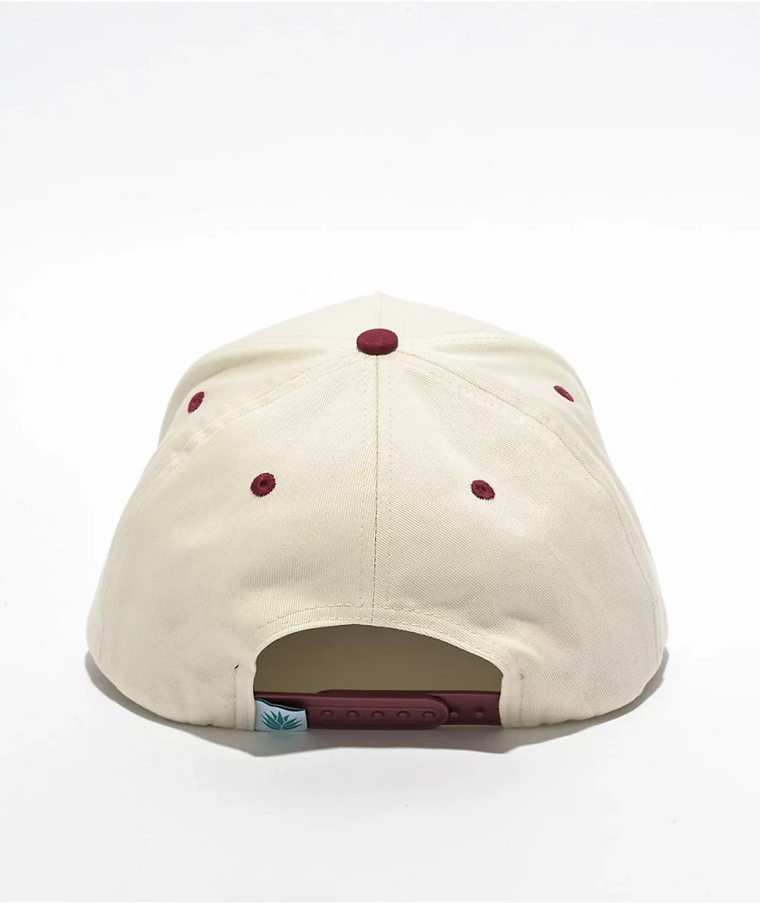 Sendero Yippee Ki Yay White & Red Snapback Hat