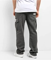 Shaka Wear Charcoal Fleece Cargo Sweatpants