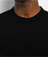 Shaka Wear Designer Garment Dye Black Long Sleeve T-Shirt