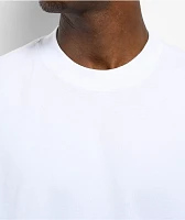 Shaka Wear Designer Garment Dye White Long Sleeve T-Shirt