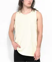 Shaka Wear Garment Dye Creme Heavyweight Tank Top