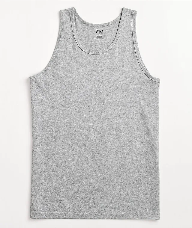 Shaka Wear Heather Grey Heavyweight Tank Top