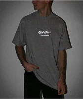 Shaka Wear Max Heavy 3M Logo Grey T-Shirt