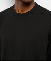 Shaka Wear Max Heavyweight Black Crop T-Shirt