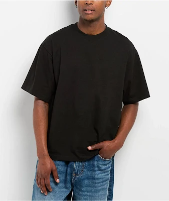 Shaka Wear Max Heavyweight Black Crop T-Shirt