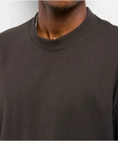 Shaka Wear Max Heavyweight Off Black Crop T-Shirt