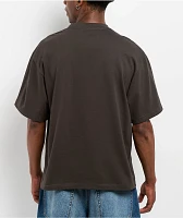 Shaka Wear Max Heavyweight Off Black Crop T-Shirt