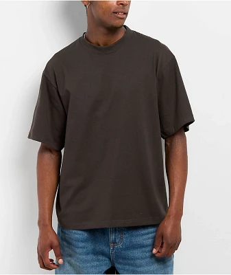 Shaka Wear Max Heavyweight Off Black Crop T-Shirt