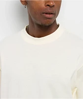 Shaka Wear Max Heavyweight Off White Crop T-Shirt