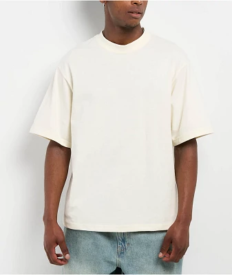 Shaka Wear Max Heavyweight Off White Crop T-Shirt