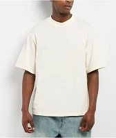 Shaka Wear Max Heavyweight Off White Crop T-Shirt