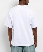 Shaka Wear Max Heavyweight White Crop T-Shirt