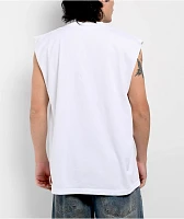Shaka Wear Max Heavyweight White Tank Top