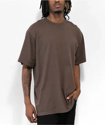 Shaka Wear Mocha Garment Dye Heavyweight T-Shirt