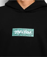 Shaka Wear Paisley Black & Mint Hoodie