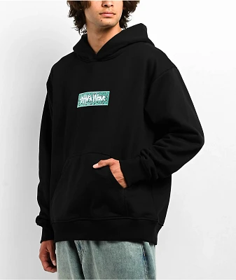 Shaka Wear Paisley Black & Mint Hoodie