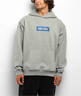 Shaka Wear Paisley Grey & Blue Hoodie