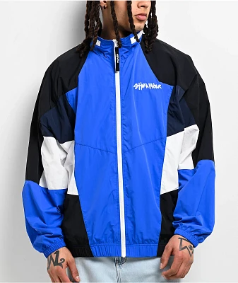Shaka Wear Retro Royal Blue Zip Track Jacket
