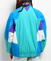 Shaka Wear Retro Turquoise Zip Track Jacket