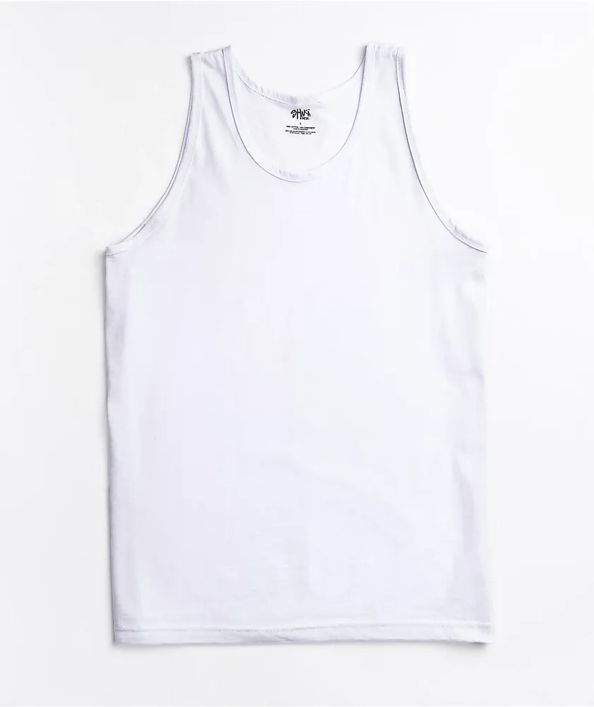 Shaka Wear White Heavyweight Tank Top