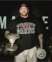 Shaka Wear x Strength Cartel Max Heavyweight Black T-Shirt