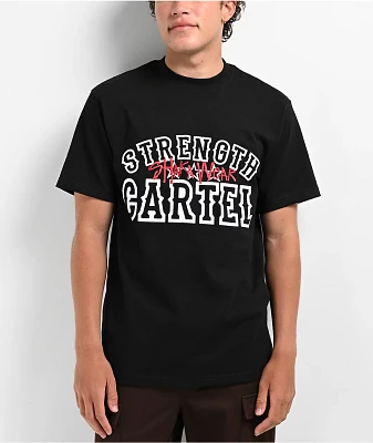 Shaka Wear x Strength Cartel Max Heavyweight Black T-Shirt